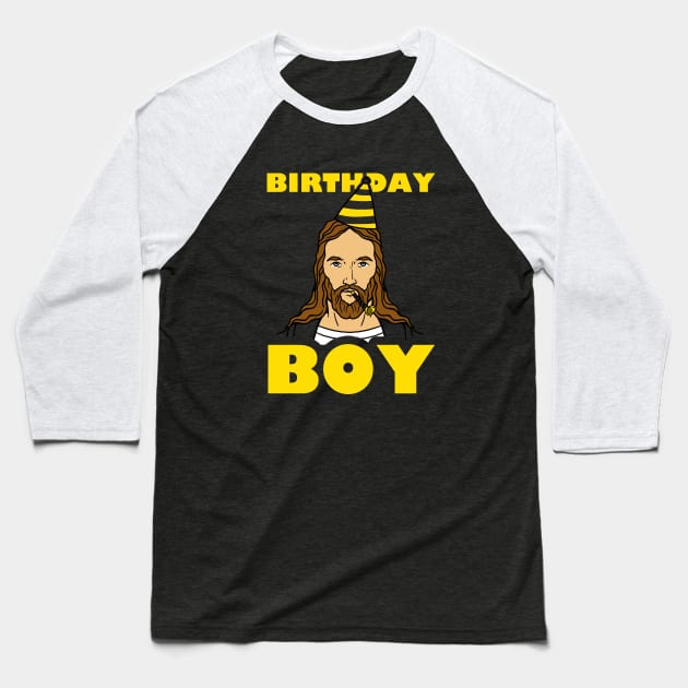 Birthday Boy Baseball T-Shirt by dumbshirts